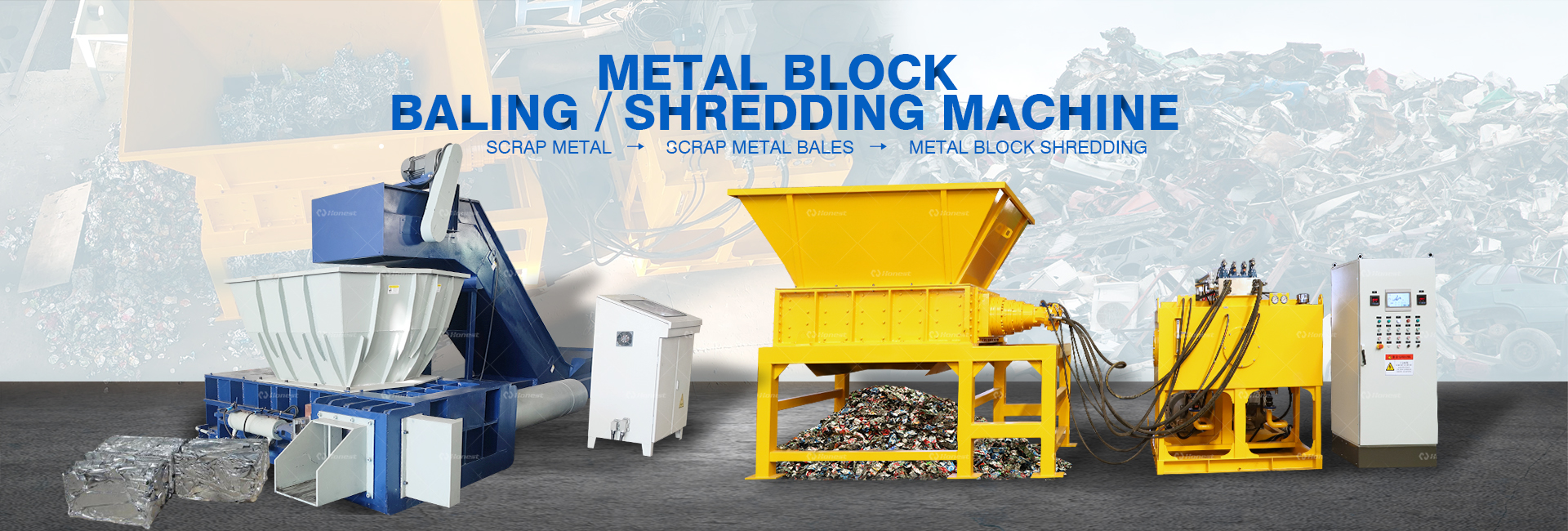 Hydraulic Briquetting Shredder